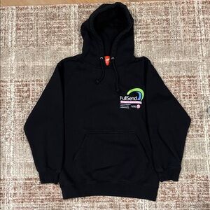 Full Send NELK “Emergency Contraceptive” Graphic Hoodie Black Size Small